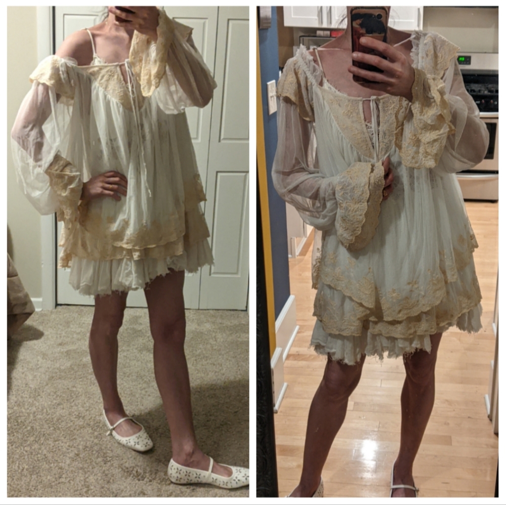 Free People Butterfly Fields Embroidered Tunic Dress - Picture 7 of 10